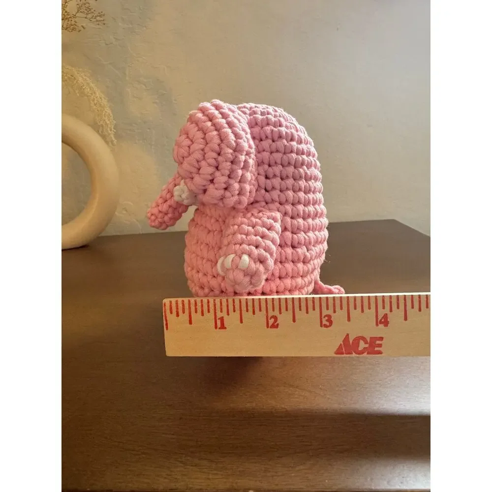 *Pre-Made Plushie* Woobles Lulu the Pink Elephant Large Collectible Animal Plush